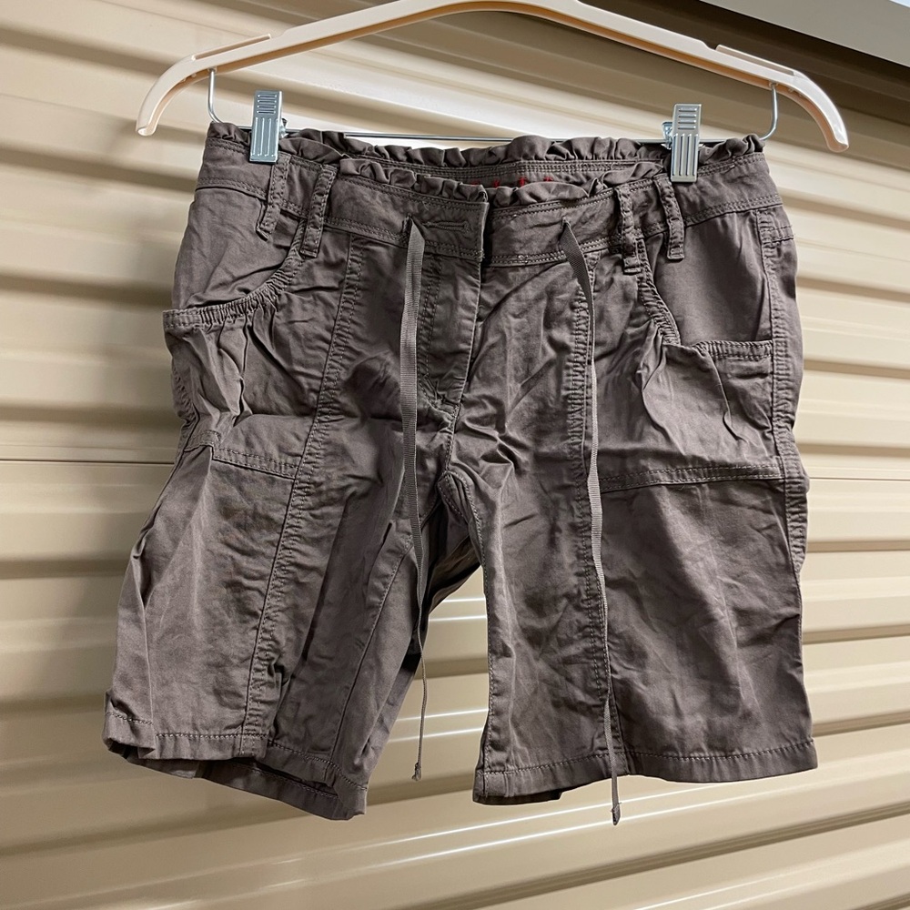 Casual Brown Cargo Shorts